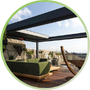 Pergola à toit rétractable