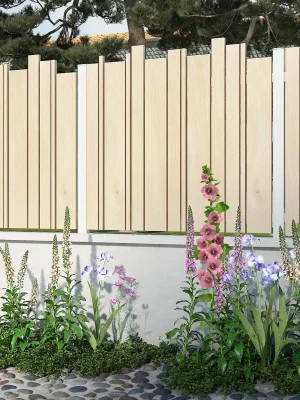 cloture aluminium alya kostum bois bouleau 9016 exterieur jc3vgfy