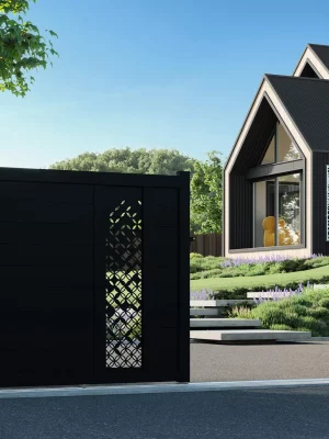 portail aluminium coulissant fresk